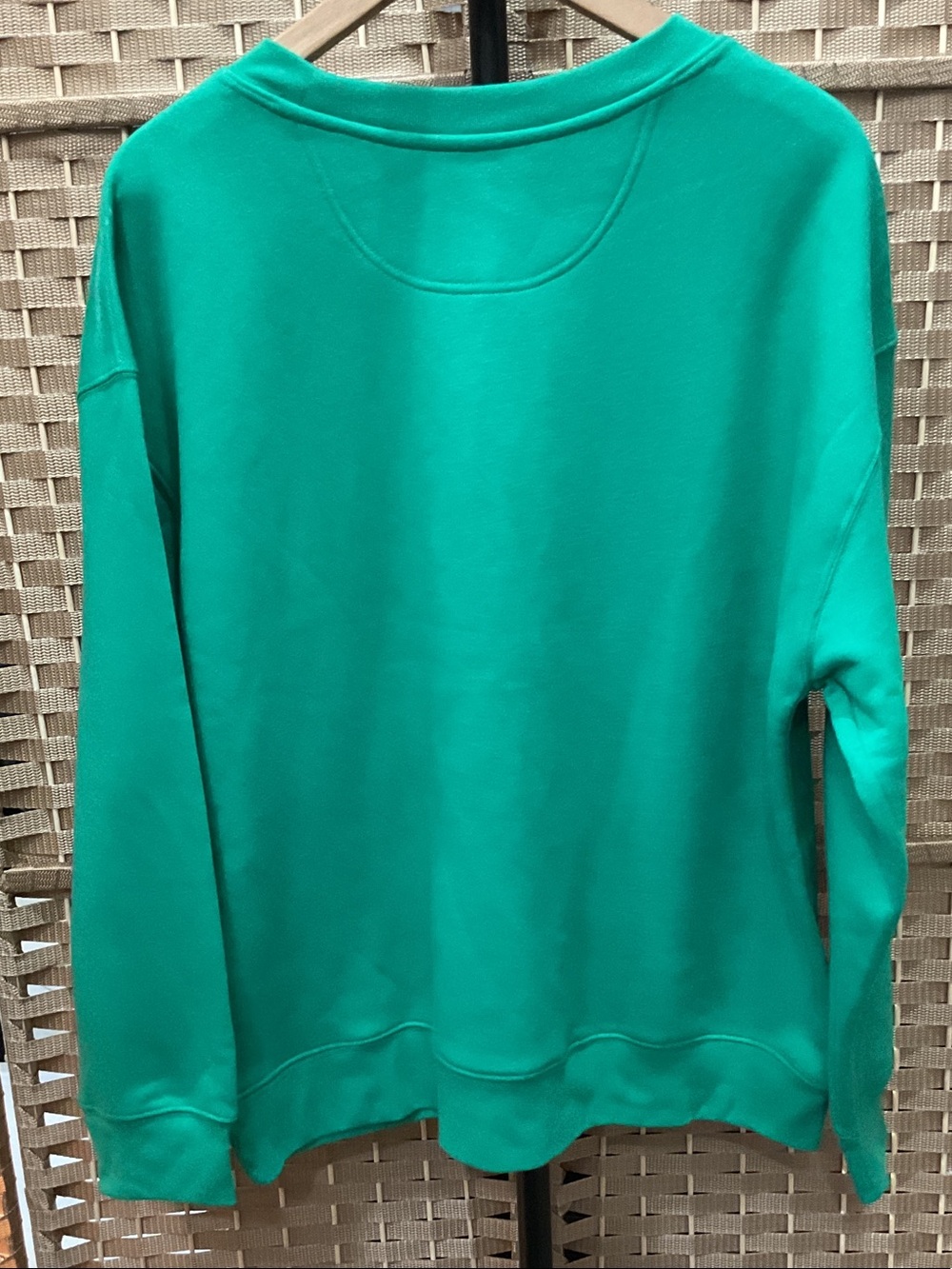 Esprit Green Crewneck Sweatshirt with White Logo - Picture 4 of 5